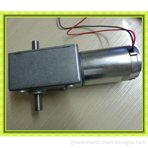 Silent low rpm dual shaft electrical auto coffee machine 12v 24v worm geared dc motor high torque